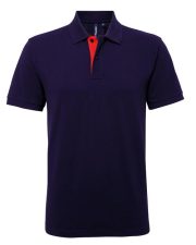 Asquith and Fox - AQ012 - MENS CLASSIC FIT CONTRAST POLO SHIRT - Image 4