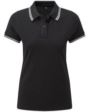 Asquith and Fox - AQ021 - LADIES CLASSIC FIT TIPPED POLO SHIRT - Image 5