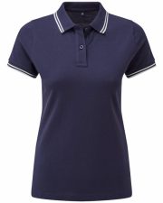 Asquith and Fox - AQ021 - LADIES CLASSIC FIT TIPPED POLO SHIRT - Image 4