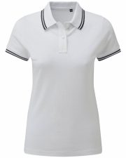 Asquith and Fox - AQ021 - LADIES CLASSIC FIT TIPPED POLO SHIRT - Image 2