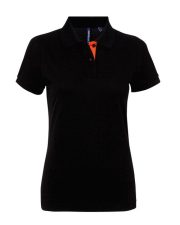 Asquith and Fox - AQ022 - LADIES CONTRAST POLO - Image 9