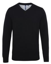 Asquith and Fox - AQ042 - MENS COTTON BLEND V-NECK SWEATER - Image 7