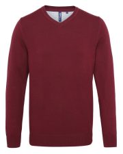 Asquith and Fox - AQ042 - MENS COTTON BLEND V-NECK SWEATER - Image 6
