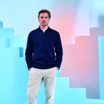 Asquith and Fox - AQ048 - MENS COTTON 1/4 ZIP SWEATER