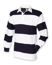 Front Row - FR8 - SEWN STRIPE LONG SLEEVE RUGBY SHIRT - Image 3