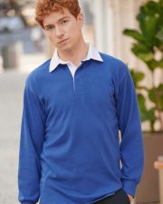Front Row - FR100 - LONG SLEEVE PLAIN RUGBY SHIRT