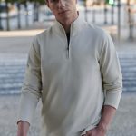 Front Row - FR45 - PREMIUM PIQUE 1/4 ZIP TOP