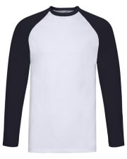 Fruit of the Loom - SS09 - VALUEWEIGHT LONG SLEEVE BASEBALL T - Image 4