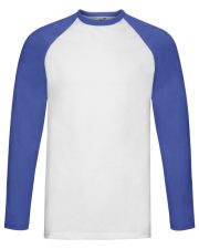 Fruit of the Loom - SS09 - VALUEWEIGHT LONG SLEEVE BASEBALL T - Image 2