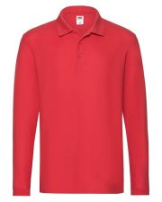 Fruit of the Loom - SS37 - PREMIUM LONG SLEEVE POLO SHIRT - Image 2