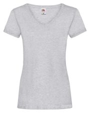 Fruit of the Loom - SS45 - LADIES VALUEWEIGHT V-NECK T - Image 4
