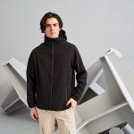 2786 - TS009 - HOODED TWO LAYER SOFTSHELL JACKET