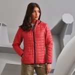 2786 - TS023F LADIES HONEYCOMB HOODED JACKET