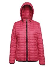2786 - TS023F LADIES HONEYCOMB HOODED JACKET - Image 2
