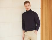 Henbury - H020 - ROLL NECK LONG SLEEVE TOP