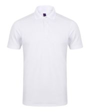 Henbury - H460 - MENS SLIM FIT STRETCH POLO WICK FINISH - Image 3