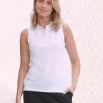 Henbury - H477 - LADIES SLEEVELESS POLO SHIRT