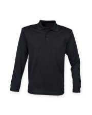 Henbury - H478 - COOLPLUS L/S POLO SHIRT - Image 6