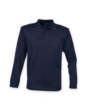Henbury - H478 - COOLPLUS L/S POLO SHIRT - Image 5