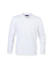 Henbury - H478 - COOLPLUS L/S POLO SHIRT - Image 3