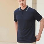 Henbury - H482 - COOLPLUS SHORT SLEEVE TIPPED POLO SHIRT