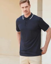 Henbury - H482 - COOLPLUS SHORT SLEEVE TIPPED POLO SHIRT