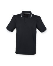 Henbury - H482 - COOLPLUS SHORT SLEEVE TIPPED POLO SHIRT - Image 3