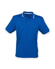 Henbury - H482 - COOLPLUS SHORT SLEEVE TIPPED POLO SHIRT - Image 2