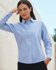 Henbury - H511 - LADIES LONG SLEEVE CLASSIC OXFORD SHIRT