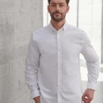 Henbury - H512C - MENS MODERN LONG SLEEVED OXFORD SHIRT - CLASSIC FIT