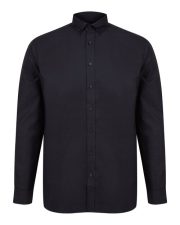 Henbury - H512C - MENS MODERN LONG SLEEVED OXFORD SHIRT - CLASSIC FIT - Image 4