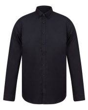 Henbury - H512S - MENS LONG SLEEVE MODERN OXFORD SHIRT - SLIM FIT - Image 4