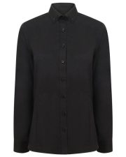 Henbury - H513R - LADIES LONG SLEEVE MODERN OXFORD SHIRT - REGULAR FIT - Image 4