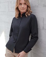 Henbury - H583F - LONG SLEEVE COTTON FEEL SHIRT