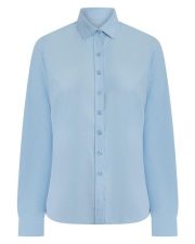 Henbury - H583F - LONG SLEEVE COTTON FEEL SHIRT - Image 2