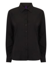 Henbury - H591 - LADIES WICKING ANTI BACTERIAL QUICK DRY LONG SLEEVE SHIRT - Image 3