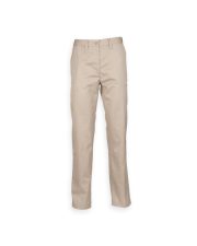Henbury - H641 - LADIES 65/35 FLAT FRONTED CHINO TROUSERS - Image 3