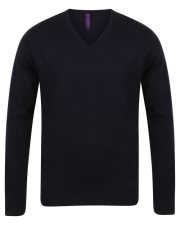 Henbury - H720 - LIGHTWEIGHT V-NECK JUMPER - Image 4