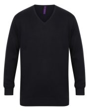 Henbury - H720 - LIGHTWEIGHT V-NECK JUMPER - Image 3