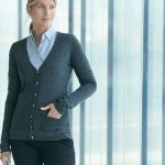 Henbury - H723 - LADIES V BUTTON CARDIGAN