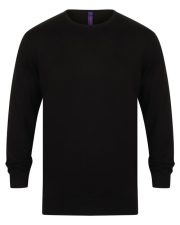 Henbury - H725 - LIGHTWEIGHT CREW NECK JUMPER - Image 4