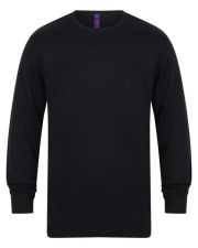 Henbury - H725 - LIGHTWEIGHT CREW NECK JUMPER - Image 3