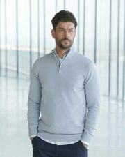 Henbury - H729 - QUARTER ZIP JUMPER