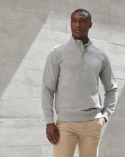 Henbury - H842 - UNISEX SUSTAINABLE 1/4 ZIP SWEATSHIRT