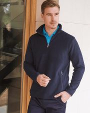 Henbury - H858 - MENS 1/4 ZIP MIRCROFLEECE