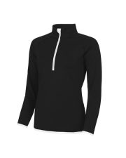 Just Cool by AWDis - JC036 - WOMENS COOL 1/2 ZIP SWEAT - Image 2