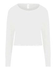 Just Hoods by AWDis - JH035 - WOMENS CROPPED SWEAT - Image 2