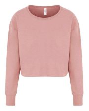 Just Hoods by AWDis - JH035 - WOMENS CROPPED SWEAT - Image 4