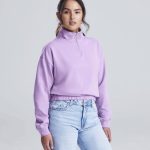 Just Hoods by AWDis - JH037F - WOMENS CROPPED 1/4 ZIP SWEAT