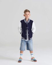 Just Hoods by AWDis - JH043B - KIDS VARSITY JACKET
